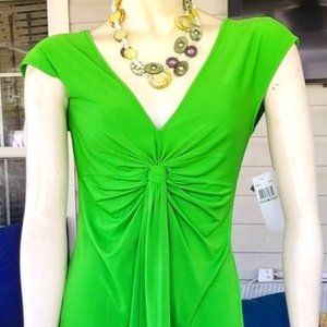 NWT--DESIGNER LIZZATI JERSEY MATERIAL BODYCON RUCHED DRESS